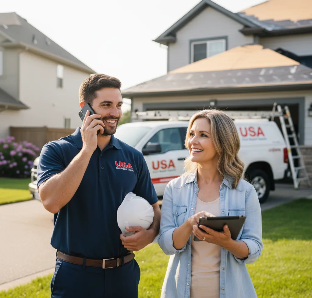 USA Roof Repair Experts customer support in Mathews